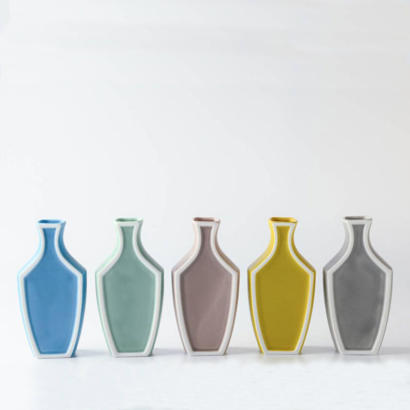 花色美濃燒花瓶 Hanairo Minoware Framed Vase