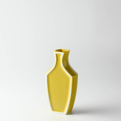 花色美濃燒花瓶套裝 (灰色+芥末色)*Hanairo Minoware Framed Vase Set (Grey + Mustard)