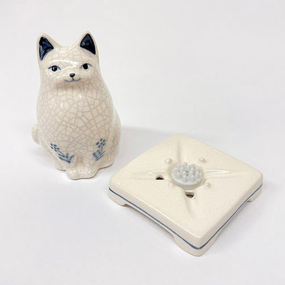 Pottery Cat Incense Holder│陶瓷手工貓咪線香座