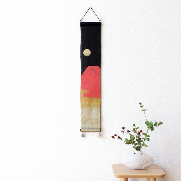 京都手繪富士山掛飾│Hand-Painted Mount Fuji Decorative Tapestry