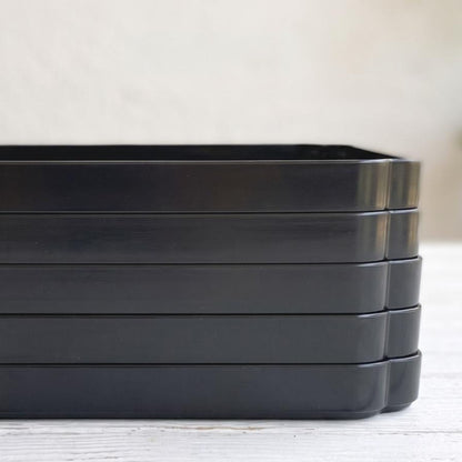 紀州漆器 葛飾北齋浪裏富士托盤│Kishu Lacquerware Hokusai Wave Café Tray