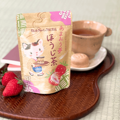 冷泡甘王士多啤梨焙茶 (8包)│Cold Brew Amaou Strawberry Hojicha (8 packs)