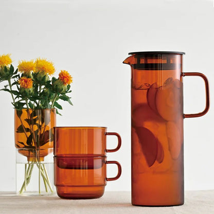 Hario 琥珀色玻璃杯│Hario Amber Glass Mug