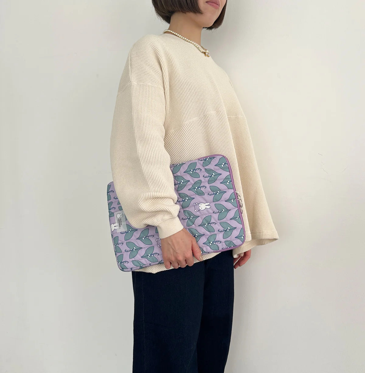 Miffy筆記簿直身電腦袋│Miffy Snoopy Vertical Laptop Bag