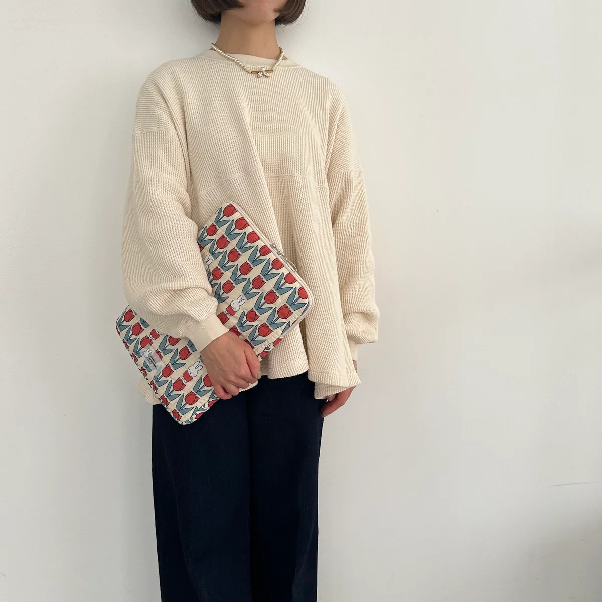 Miffy筆記簿直身電腦袋│Miffy Snoopy Vertical Laptop Bag