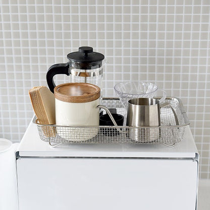 日本燕三条 薄型不銹鋼瀝水籃│Tsubame-Sanjo Slim Stainless Steel Draining Basket