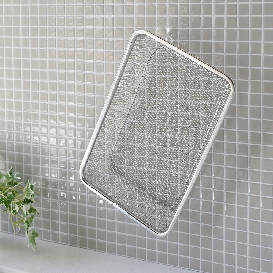 日本燕三条 薄型不銹鋼瀝水籃│Tsubame-Sanjo Slim Stainless Steel Draining Basket