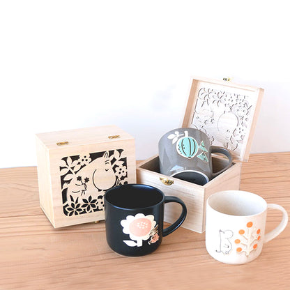 Moomin Wooden Box Ceramic Mug │姆明木盒瓷杯套裝