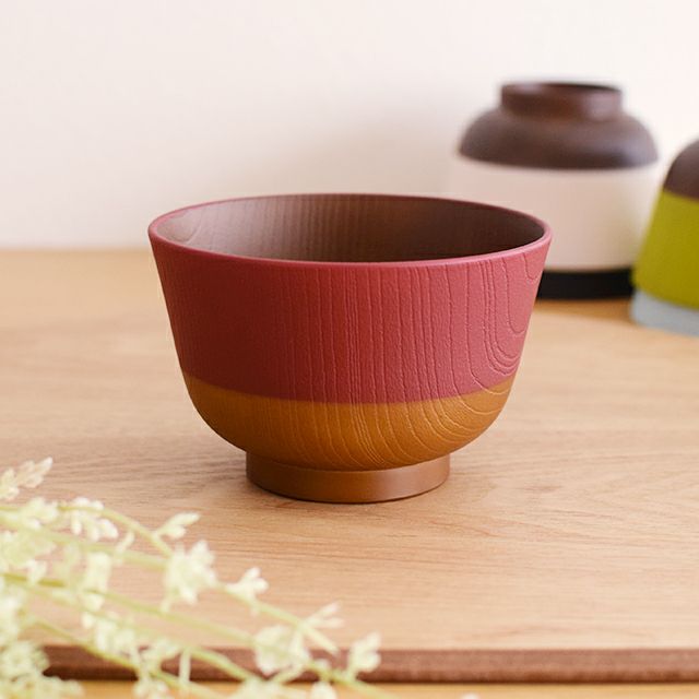 日本傳統之彩 羽反塗飯碗 │Japanese Tradition Colors Haneori Bowl