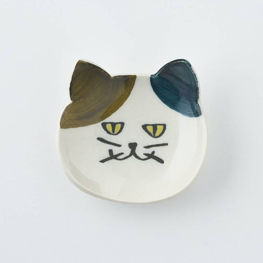 圓碌碌貓咪陶瓷托架 │Round Face Cat Ceramic Chopsticks Rest