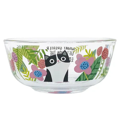「有什麼比主子的愛是更佳的禮物」玻璃碗│"What greater gift than the love a cat" Glass Bowl