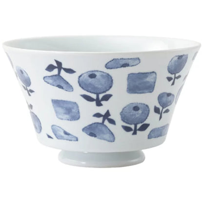 藍花波佐見燒丼飯碗套裝│Blue Flori Hasami Yaki Don Bowl Set