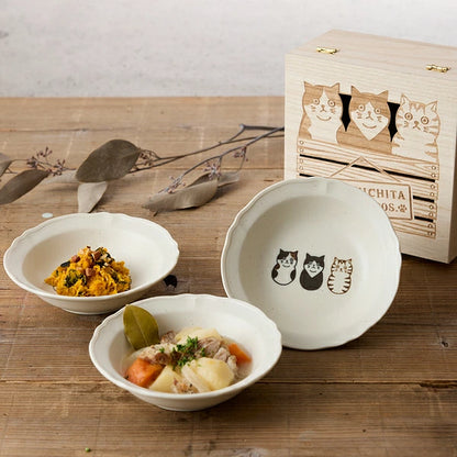 Shichita 小貓甜品碗套裝│Shichita Cat Dessert Bowl Boxset