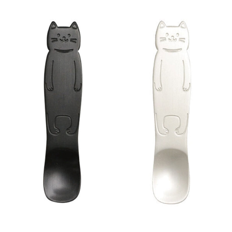 日本製貓咪雪糕匙羹套裝│Cat Aluminum Ice Cream Spoon Pair