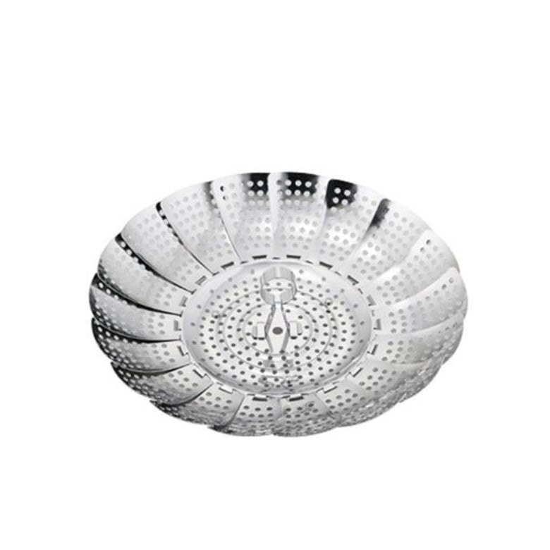 日本製不鏽鋼折疊蒸架│Japan Adjustable Stainless Steel Steamer Basket