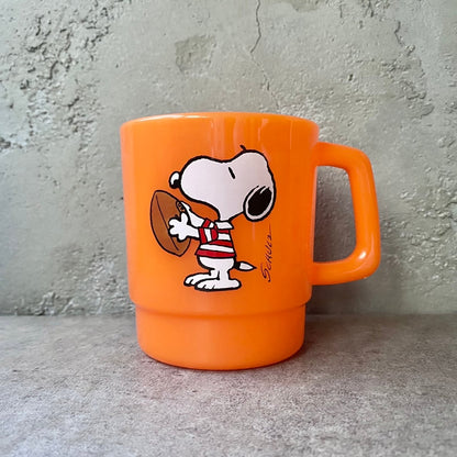 史諾比日本製復古風杯 (橙色)│Snoopy Retro Style Mug (Orange)