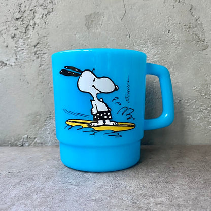 史諾比日本製復古風杯 (藍色)│Snoopy Retro Style Mug (Blue)