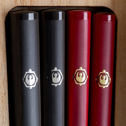 鶴與亀 幸運相依對筷套裝│Crane & Turtle Lucky Couple Chopsticks Set