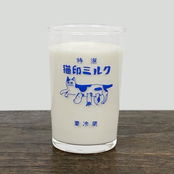 復古風貓印玻璃杯│Retro Cat Label Water Glass