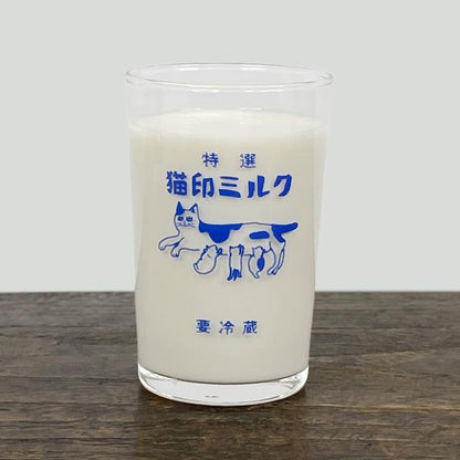 復古風貓印玻璃杯│Retro Cat Label Water Glass