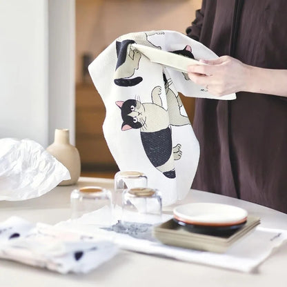 松尾小貓廚房抹巾│Miyuki Cat Kitchen Cloth