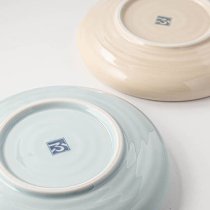 小羊溫柔搖籃曲圓碟 (米杏色)│Little Sheep Gentle Lullaby Round Plate (Light Beige)