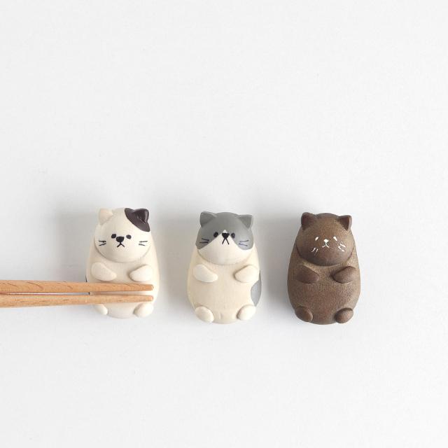 Coneco療癒貓筷子托架 │Coneco Healing Cat Chopsticks Rest