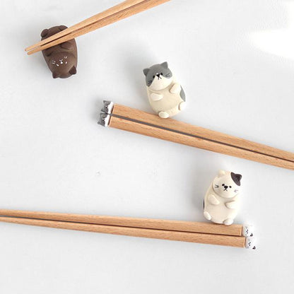 Coneco療癒貓筷子托架 │Coneco Healing Cat Chopsticks Rest