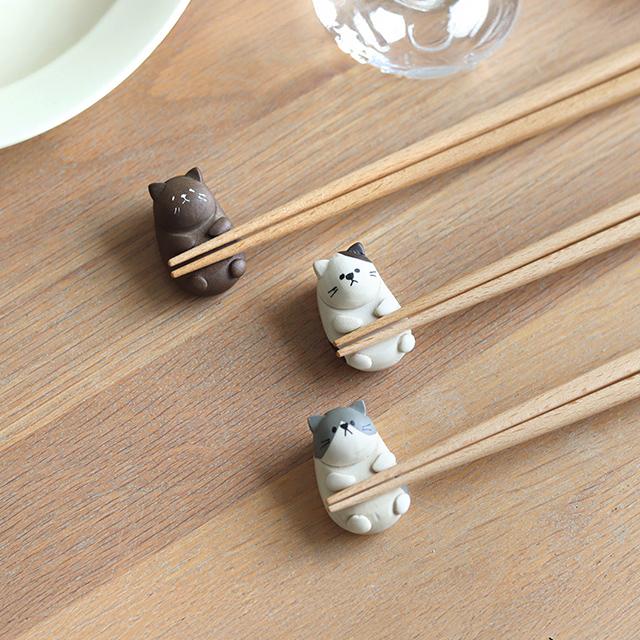 Coneco療癒貓筷子托架 │Coneco Healing Cat Chopsticks Rest