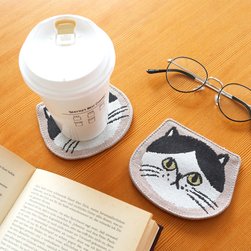 I LOVE CAT! 貓咪造型杯墊│I LOVE CAT! Cat Face Coaster