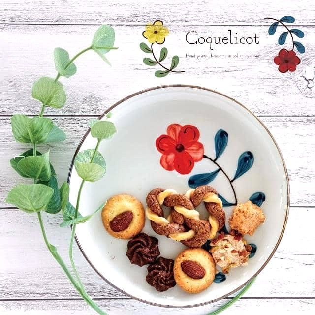 波佐見燒手繪罌粟花餐碟│Hasami Ware Hand-Painted Poppy Plate