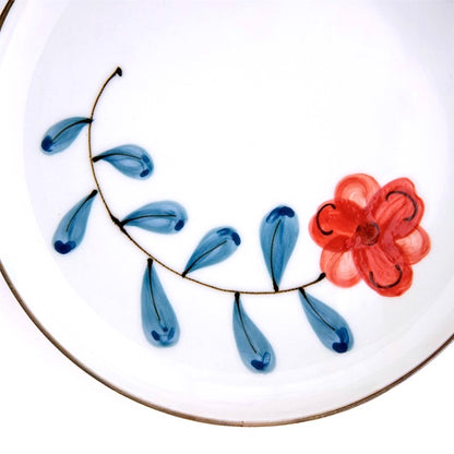 波佐見燒手繪罌粟花餐碟│Hasami Ware Hand-Painted Poppy Plate