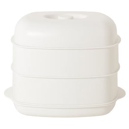 日本製雙層微波蒸籠料理盒 │Japanese Double-Layer Microwave Steamer