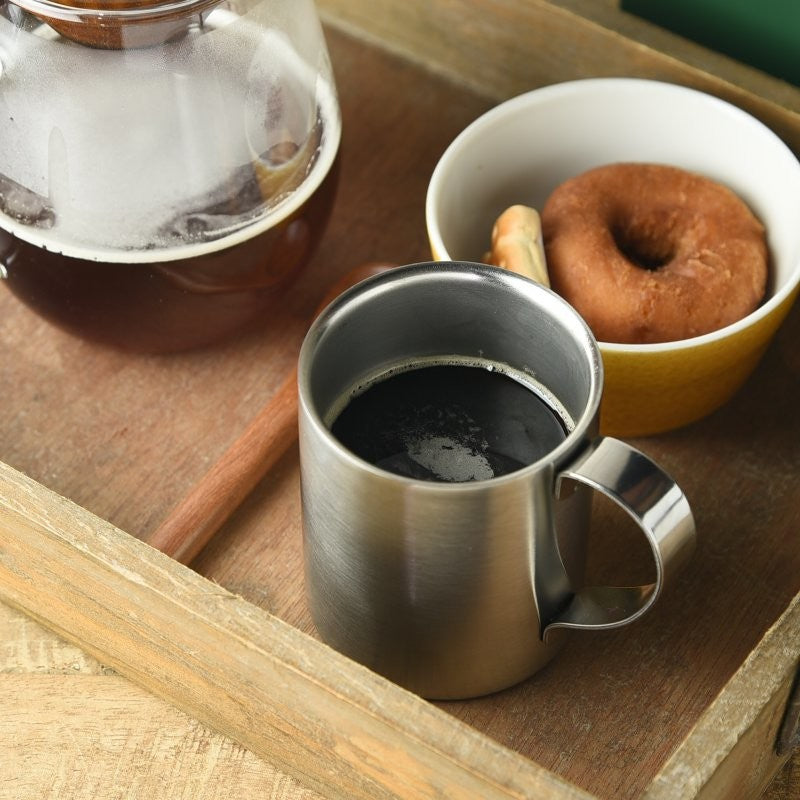 日本製雙層不銹鋼保溫杯│Japan-Made Double-Wall Stainless Steel Thermal Mug