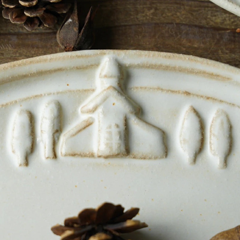 童話森林手工浮雕餐碟│Handcrafted Fairy Tale Relief Dinner Plate