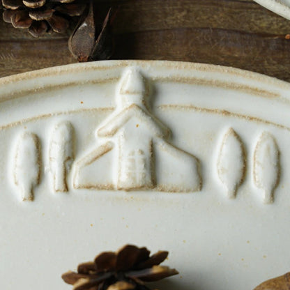 童話森林手工浮雕餐碟│Handcrafted Fairy Tale Relief Dinner Plate