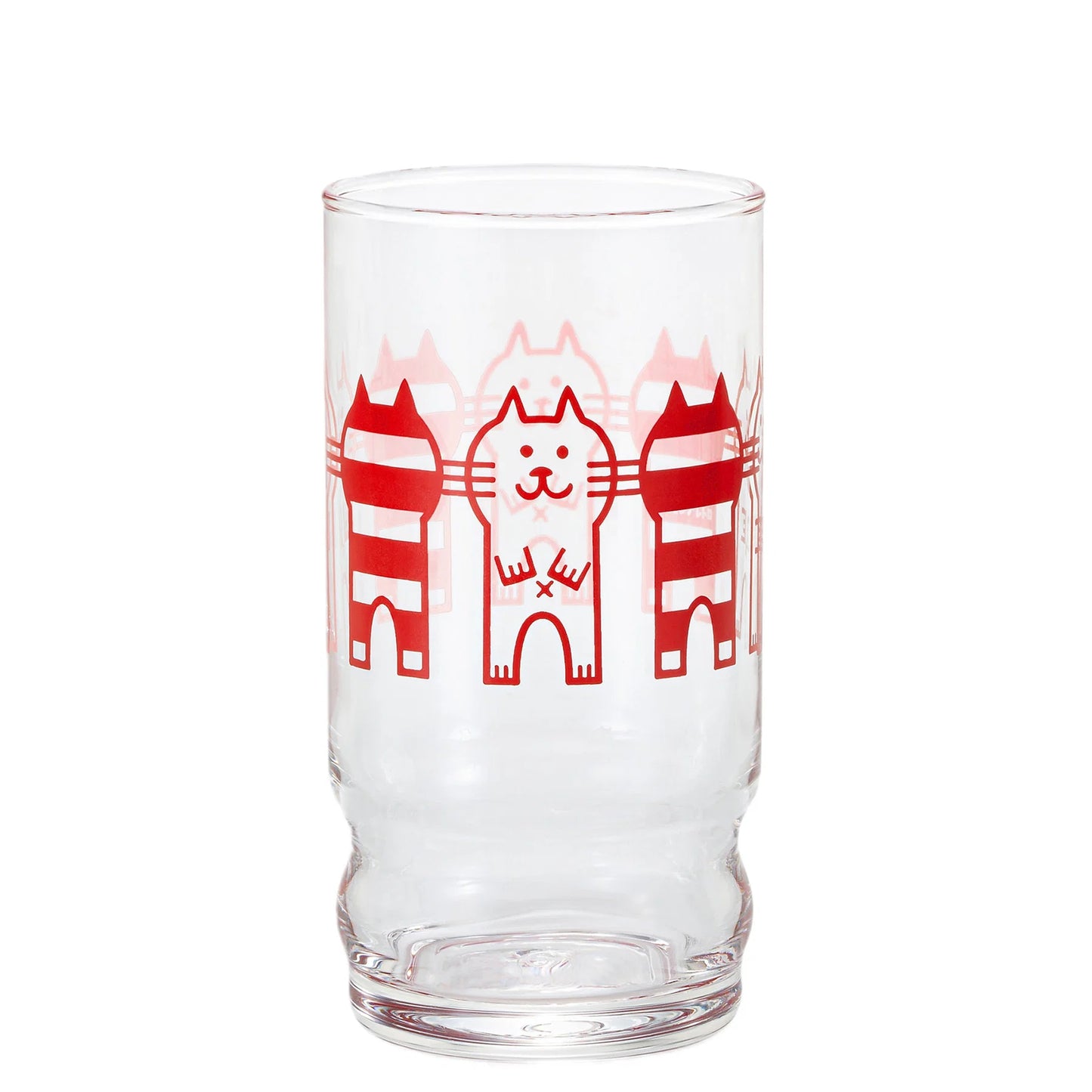 ADERIA昭和風貓咪玻璃杯│ADERIA Showa-Style Cat Glass Tumbler