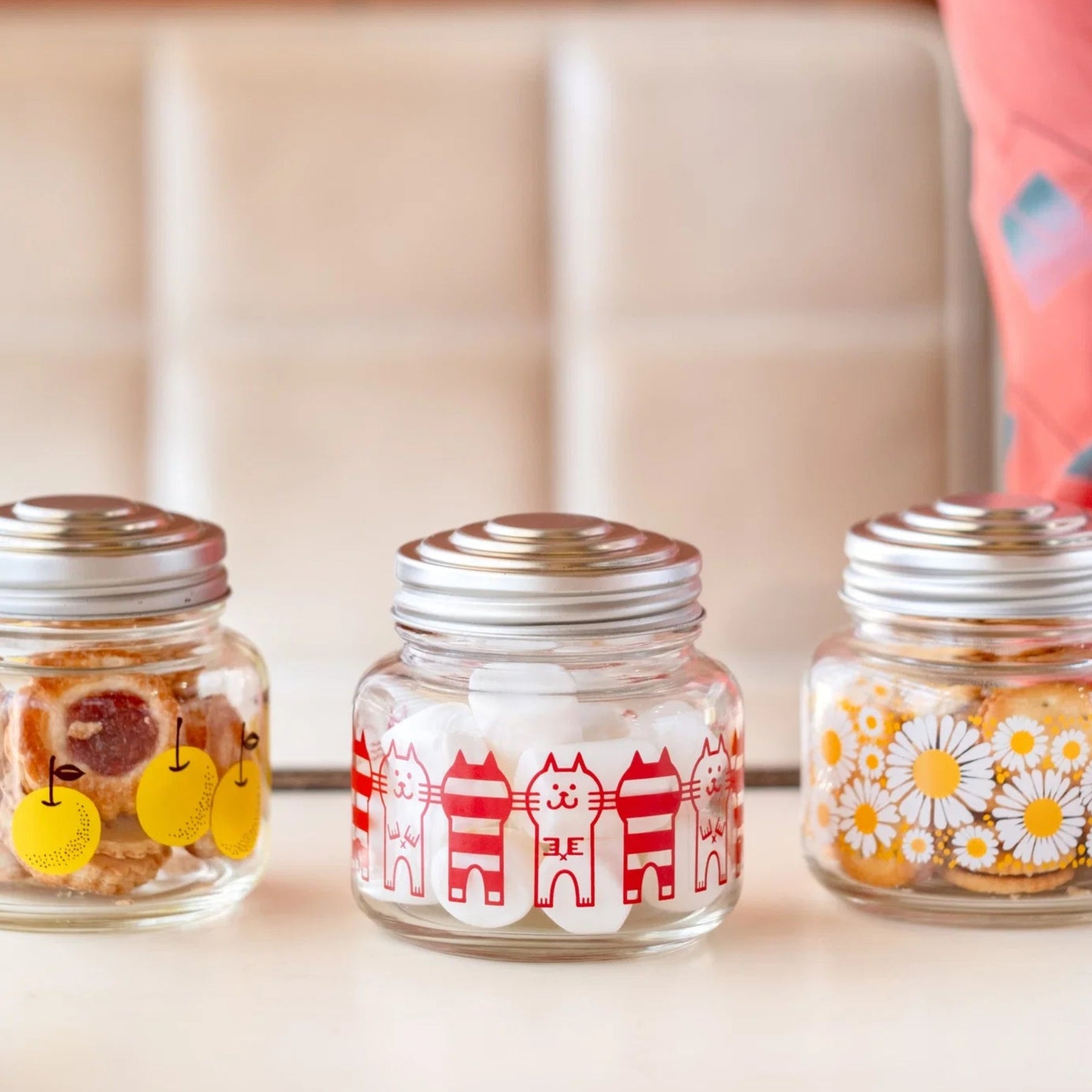 ADERIA昭和風貓咪玻璃收納罐│ADERIA Showa-Style Cat Glass Canister