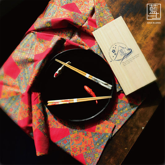 錦鯉若狹塗筷子禮盒│Koi Lacquered Chopsticks Gift Set