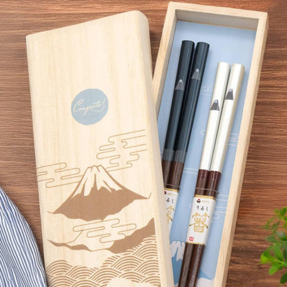 富士山桐盒對筷禮盒│Mt. Fuji Chopsticks Gift Box