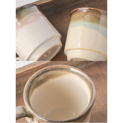 尾根釉彩美濃燒陶瓷杯套裝│Ridge Glaze Mino Ware Ceramic Mug Set