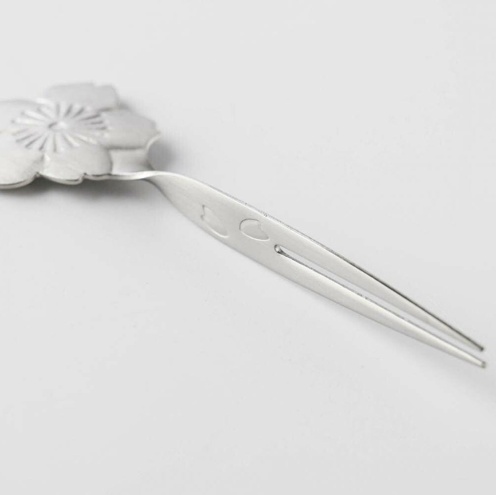 和心 櫻花不鏽鋼甜點叉│Wagokoro Sakura Stainless Steel Dessert Pick