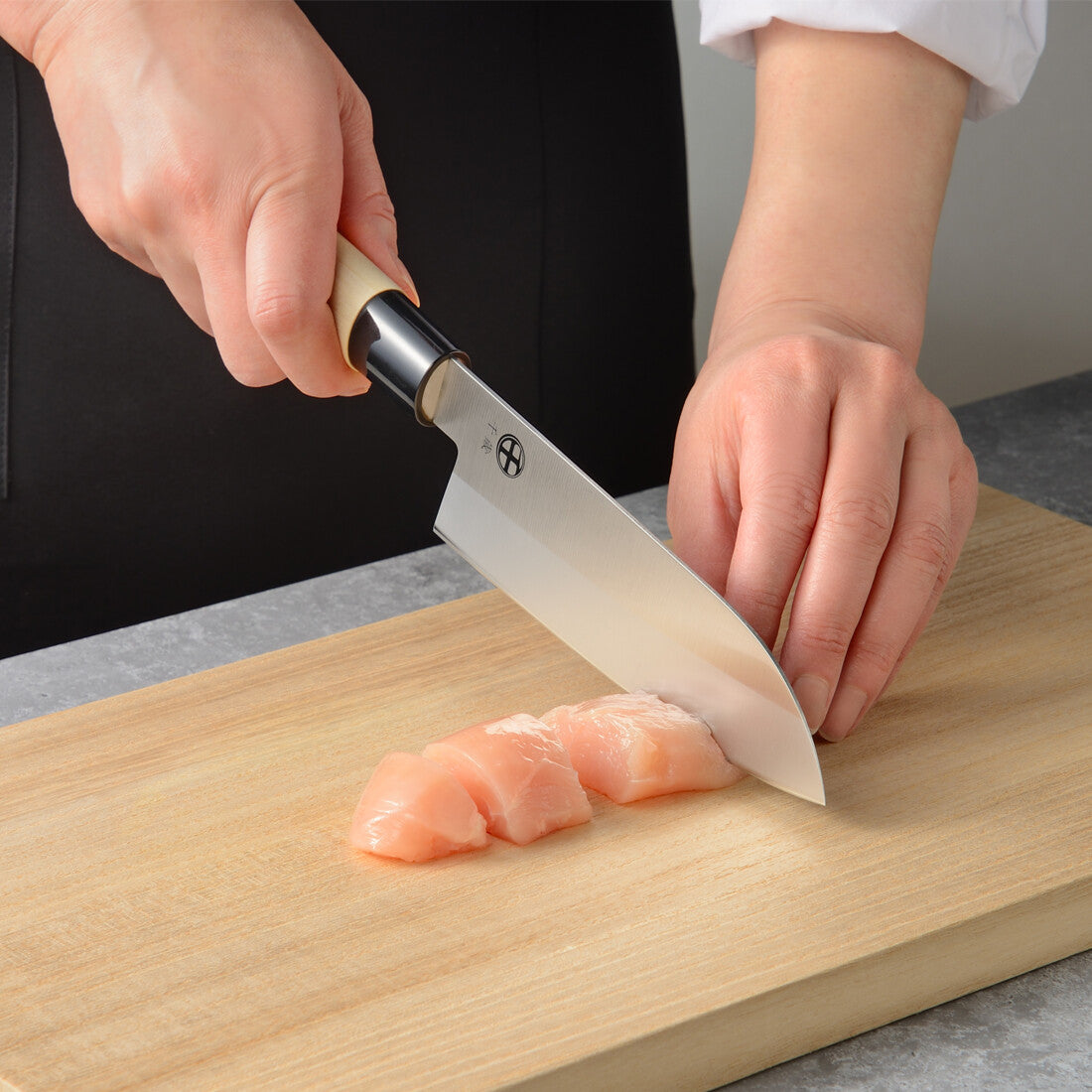 千歲 日本鉬釩鋼三德刀│Chitose Molybdenum Vanadium Steel Santoku Knife