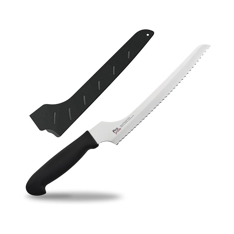 日本 ProGrade 鋸齒麵包刀│Japan ProGrade Serrated Bread Knife with Blade Cover
