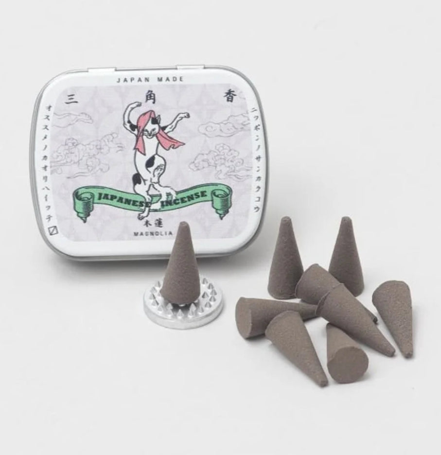 京都貓咪三角香 │Kyoto Cat Cone Incense