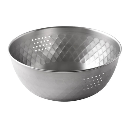 燕三条製 不鏽鋼米研磨盆│Tsubame-Sanjo Stainless Steel Rice Washing Bowl 
