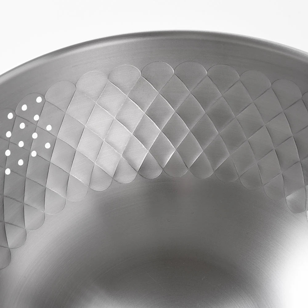 燕三条製 不鏽鋼米研磨盆（18cm）