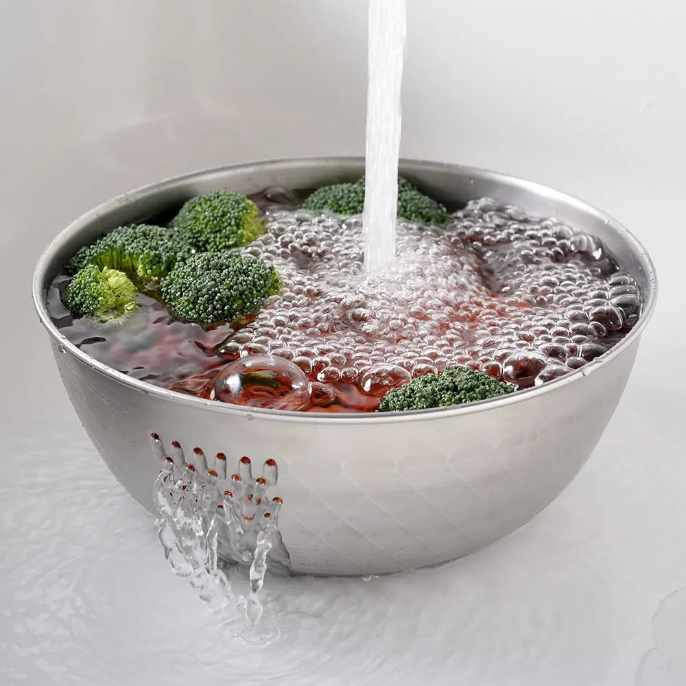 燕三条製 不鏽鋼米研磨盆│Tsubame-Sanjo Stainless Steel Rice Washing Bowl 