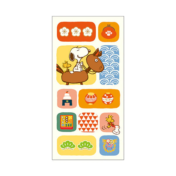 史諾比伊予和紙利是封 - 正月│Snoopy Iyo Washi Red Packet - New Year