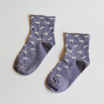 天衣無縫 有機棉柔短襪 (紫色)│Tenimuhou Organic Cotton Gentle Ankle (Purple)